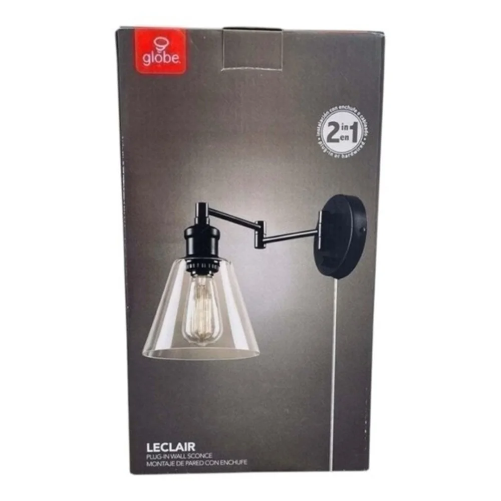 Globe Electric Leclair Dark Bronze Lantern Wall Light 12
